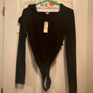 Garage black bodysuit
